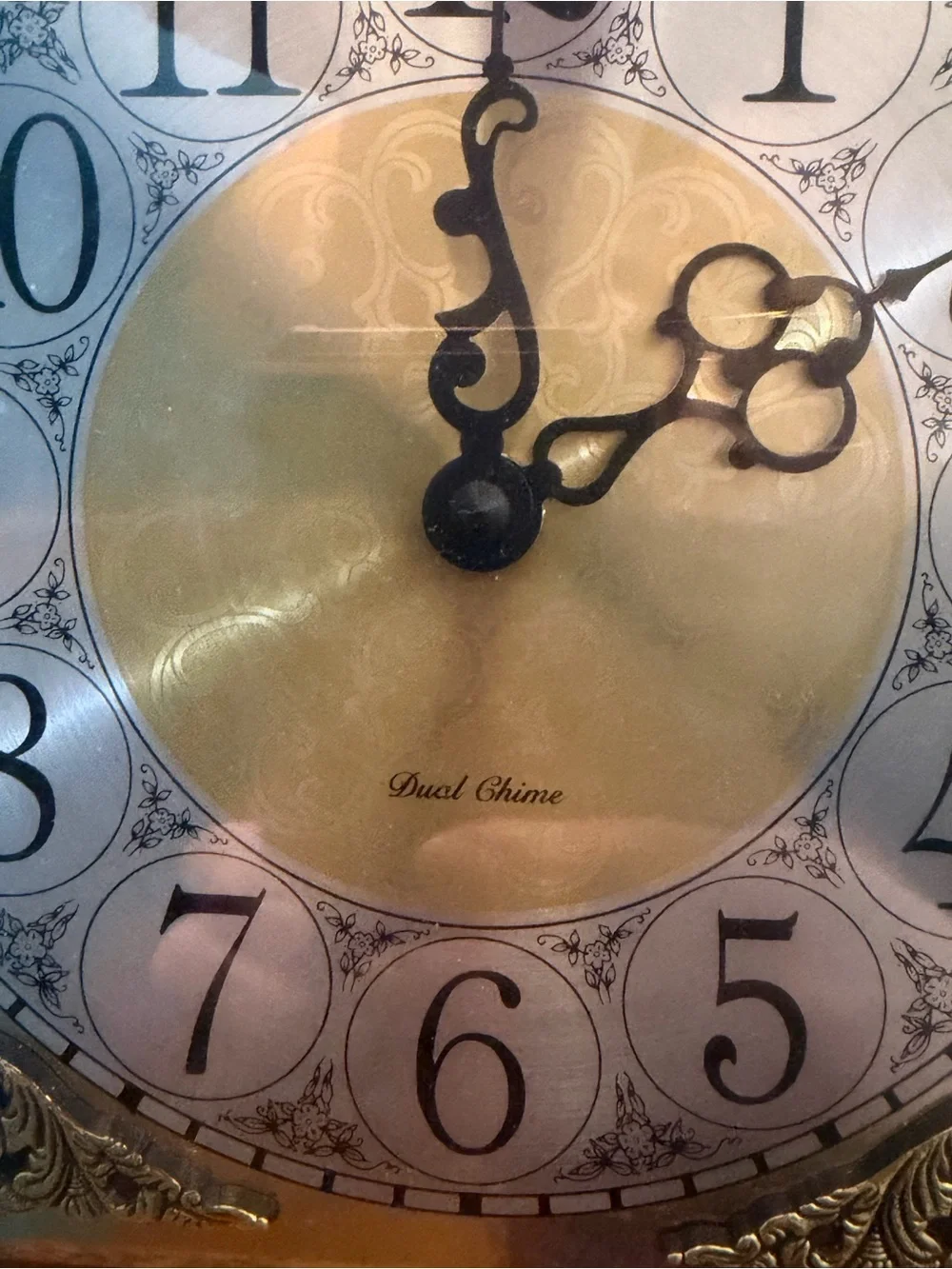 Howard Miller Fenton 620-156 Golden Oak Wall Clock Dual Chime FULLY FUNCTIONAL